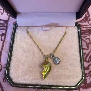 Juicy couture heart necklace